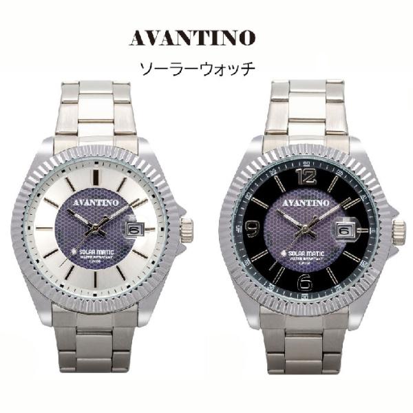 ソーラー AVANTINO 腕時計 SOLARMATIC AV-AM402-SVS　AV-AM403...