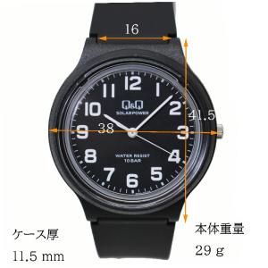 シチズン Q&Q ソーラー腕時計 メン...の詳細画像3