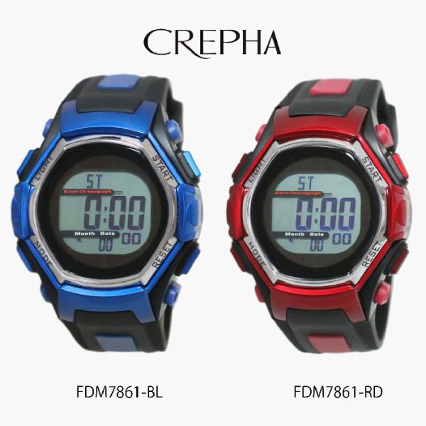 クレファー フォルミア FORMIA デジタルウオッチ ソーラー電波 メンズ 腕時計 FDM7861