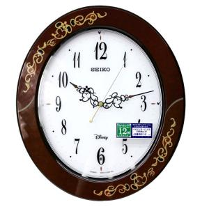 SEIKO（セイコー） 電波掛け時計 木枠 茶木地塗装 KX388B : 木馬家具