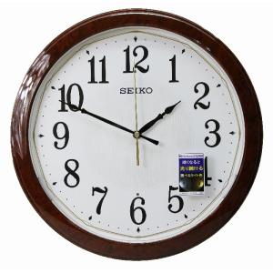 セイコー 掛け時計 オフィス 35cm 金属枠 ステンレス KH409S