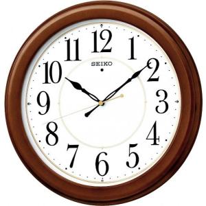 セイコー 掛け時計 オフィス 35cm 金属枠 ステンレス KH409S