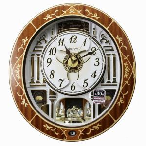値下げ◆良品　説明書有　SEIKO  美しいからくり電波掛け時計　RE567G SEIKO SEIKOセイコー電波からくり掛け時計ウェーブシンフォニー