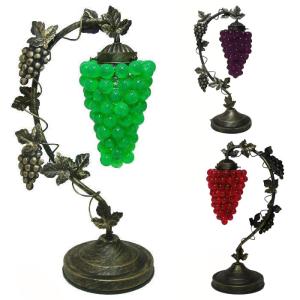 テーブルランプ レッド(赤葡萄) タッチセンサーランプ グレープランプ