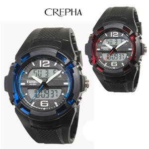 クレファー T-SPORTS ティースポーツ アナデジウオッチ 腕時計 TS-AD251-BL　TS-AD251-RD