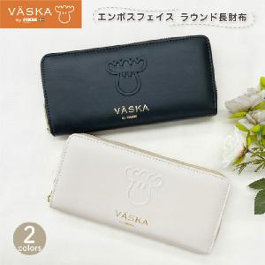 VASKA by moz ベスカバイモズ ロキシー ラウンドファスナー長財布 VS