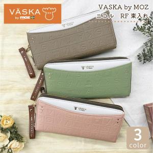 VASKA by moz ニコル ラウンドファスナー長財布 ベスカバイモズ VS-0471 モズ財布 ヘラジカ 財布
