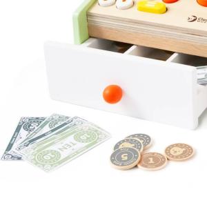 レジ 木のおもちゃ お金 キャッシュレジスター...の詳細画像3