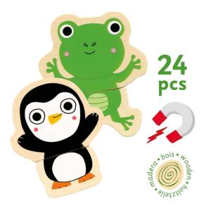 パズル 2歳 3歳 マグネット 動物 ククジャ...の詳細画像1