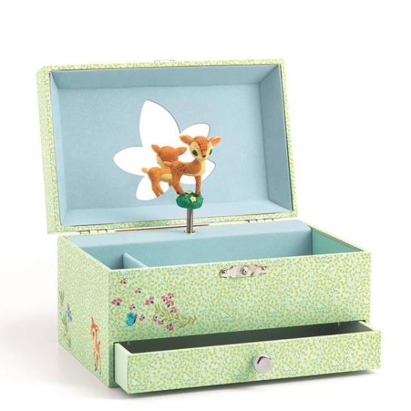フォーンズソング オルゴール 宝石箱 ジュエリーボックス 子供 プレゼント バンビ 小鹿 4歳 誕生...