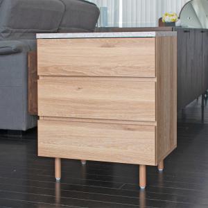 チェスト 収納家具 幅60cm 3段 北欧風 ...の詳細画像1