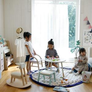 キッズチェア 子供椅子 木製アームチェア 高さ...の詳細画像3
