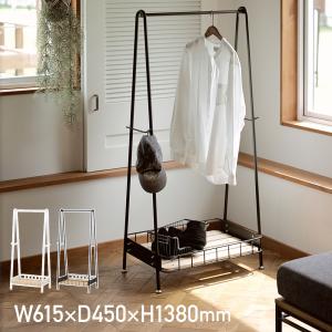山善 ハンガーラック (ワードローブ) 服・カバン・小物がこれ1つで収納