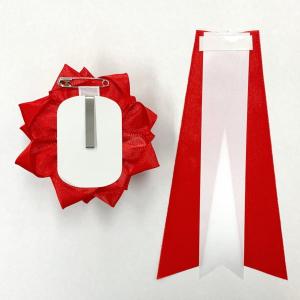 式典用リボン胸章(記章/徽章) 中リボンバラ ...の詳細画像5