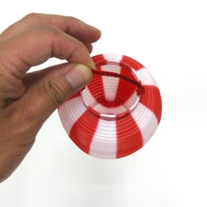 ポリ提灯 ちょうちん 豆 2色分けの詳細画像1