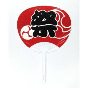 お祭り手うちわ 平型柄 34cmX24cm 10枚セット