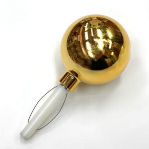 国旗球 金球 7cm バネ式 廉価タイプ｜mokukouya