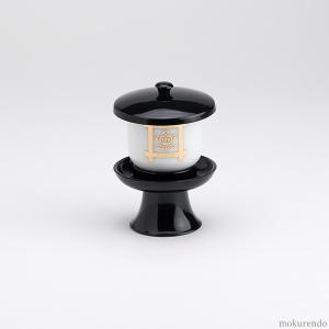 仏具 茶湯器(大) PC茶台・湯呑セット 井桁橘（日蓮宗紋） : 仏具