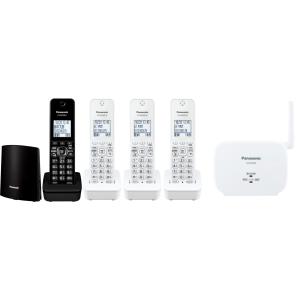 Panasonic 電話機 子機付き ホワイト Panasonic（パナソニック） 電話機 子機3台＋中継アンテナ(VE-GDLGZL子