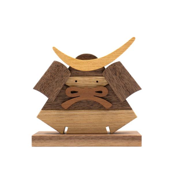 兜飾り コンパクト 木製 鎧かぶとBlack おしゃれ 初節句 5月人形 端午の節句 伊達政宗 こど...