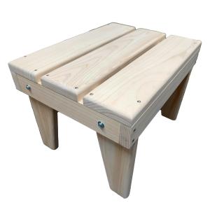 桧の椅子　工作キット【１台】　桧舞台 　約幅300mm奥行230mm高さ210mm　