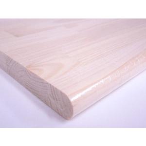 パイン集成 R加工 無塗装 【910×18×4...の詳細画像1