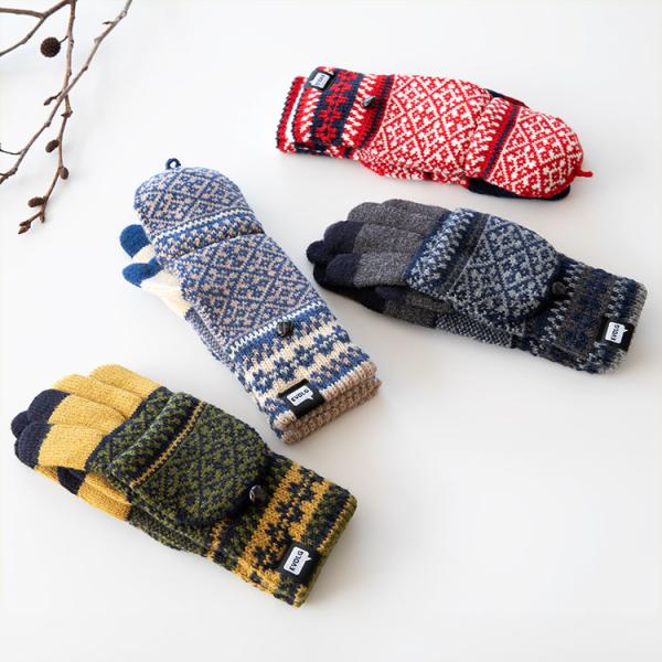 手袋 スマホ用 スマホ手袋 スマホ対応 スマートフォン対応 防寒 ニット フリー メンズ レディース...