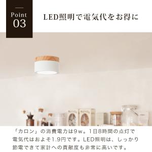 LEDシーリングライト 照明器具 天井直付 お...の詳細画像5