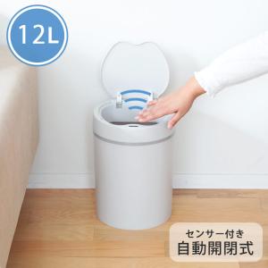 自動開閉 ゴミ箱 センサー式 ダストボックス2 オフホワイト 12L フタ