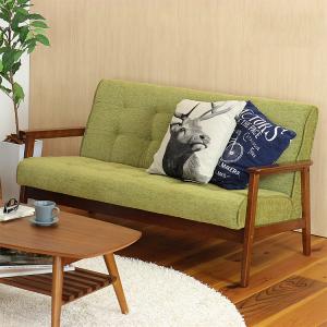 ソファー ソファ 2人掛け グリーン 緑 シンプル 北欧 おしゃれ