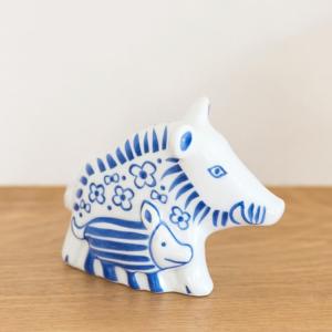 Lisa Larson（リサラーソン） 磁器 ししとうり 亥 いのしし 猪