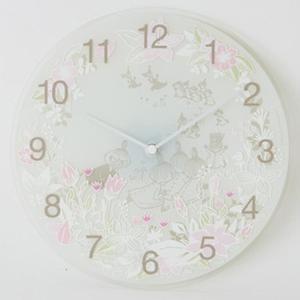 MOOMIN（ムーミン） ガラス ウォール クロック 壁掛け 時計 Moomin