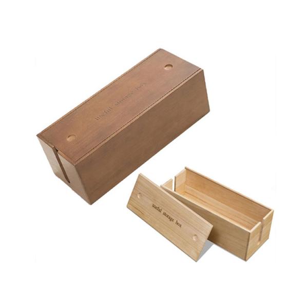 ケーブルボックス ブラウン ナチュラル 整理 コード 収納ボックス 木製 桐 きり 桐材 シンプル ...