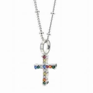 【VELVET LOUNGE】【ヴェルヴェットラウンジ】VLP091W STRUCTURE CROSS PENDANT【ペンダント】【クロスモチーフ】｜molotovcocktail7010