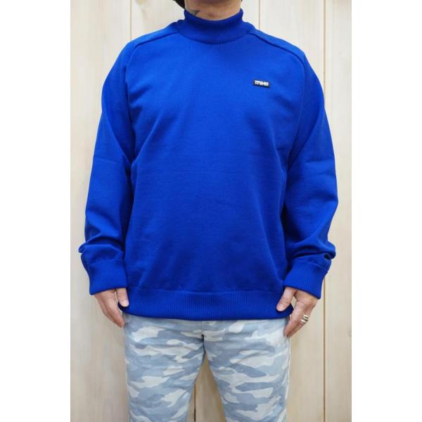 TFW49 T092220002 MOCK NECK KNIT モックネックニット BLUE 正規通...