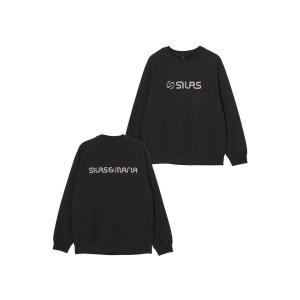 SILAS サイラス 110234012004 TABLET LOGO RAGLAN SWEATSHIRT SILAS スウェット BLACK 正｜molotovcocktail7010