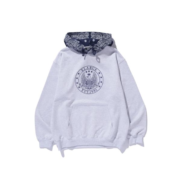 XLARGE エクストララージ 101243012018 PATTERN BLOCKED HOODE...