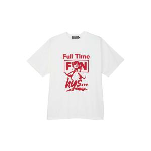 HYSTERIC GLAMOUR ヒステリックグラマー 02241CT07 FULL TIME FUN Tシャツ WHITE 正規通販 メンズ