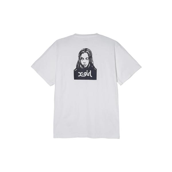 X-girl 105241011025 FACE S/S TEE X-girl Tシャツ WHITE...