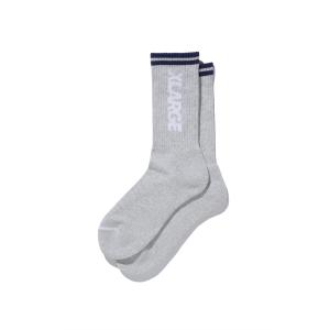 XLARGE エクストララージ 101242054007 CONTRAST STRIPED STANDARD LOGO SOCKS ソックス AS｜molotovcocktail7010