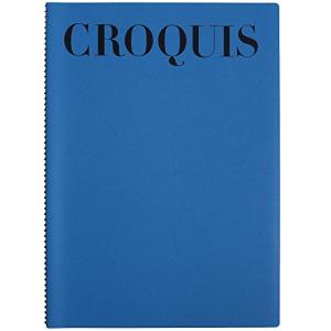 マルマン スケッチブック クロッキーブック スタンダード A4 50枚 クリームコットン ブルー S231A-02