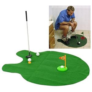 トイレ で 楽しむ ゴルフパター 練習 マット ボール ゴルフ インテリア コンペ 面白い 景品