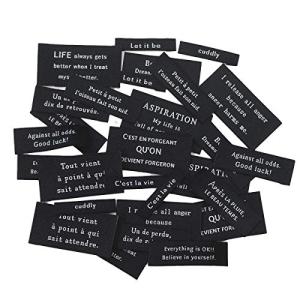 MYmama 魔法の 刺繍タグ ハンドメイド用 手作り モノトーン