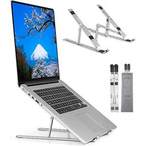 Hminier ノートパソコン スタンド 折りたたみ式 ラップトップスタンド PCスタンド iPadスタンド 7段の高さ調節可能 パソコン スタンド