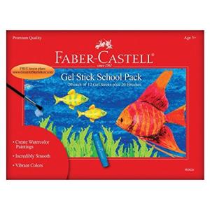 Faber-Castell ゲルスティック スクールパック ? 多目的クレヨン ? 240カウント ? 12鮮やかな色の商品画像