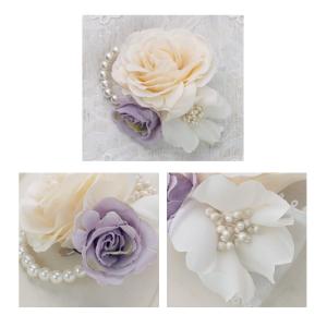 コサージュ フォーマル ヘアクリップ 上品 レ...の詳細画像3
