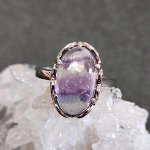 ラベンダーフローライト リング ラベンダーフローライト 指輪 ゴールド