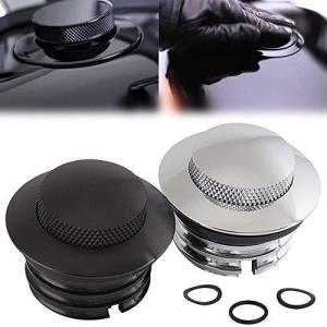 YIBO アルミニウム オートバイ燃料タンクガスキャップ ポップアップオイル貯水池ガスカバー ハーレーダビッド