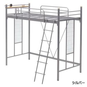 イケア（IKEA） VITVAL ロフトベッドフレーム/デスクトップ付き/ベッド