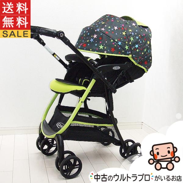 美品 ベビーカー GRACO グレコ シティスター 両対面式 ハイシート 1ヶ月から3歳 中古ベビー...